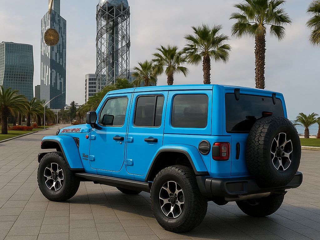 Rent Jeep Wrangler Rubicon in Batumi | Car Rental in Batumi, Georgia
